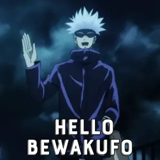 Gojo's pack by @Makima_UltraXBot whatsapp stickers