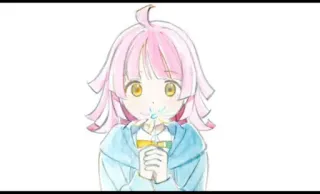 🦋 07c99778 Anime, Dziewczyna, Słodkie, Kwiat, Sztuka telegram sticker