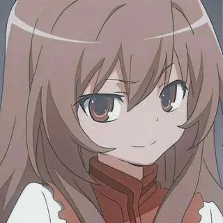 😏 af159030 Taiga Aisaka Toradora! Anime, Toradora, Taiga Aisaka, Słodkie, Kawaii, Postać telegram sticker