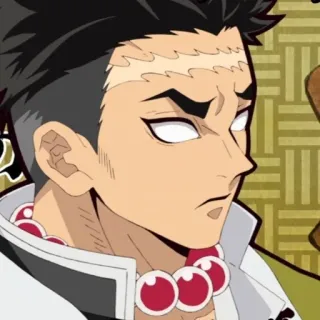 🙂 09486a72 Tengen Uzui Demon Slayer Anime, Personagem, Tengen Uzui, Demon Slayer whatsapp sticker