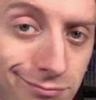 😏 ae936cf8 face, man, person, portrait, smirk whatsapp sticker