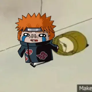 👀 edeb4dbc Pain Naruto Anime, Naruto, Pain, Traurig, Weinen telegram sticker