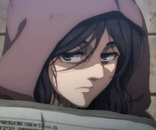 😶 8d52d539 Eren Yeager Attack on Titan Anime, Charakter, Traurig, Manga telegram sticker