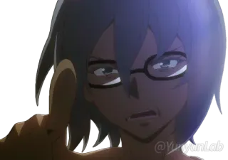 ❤️ 34dd423a อนิเมะ, นิ้วกลาง, หยาบคาย, ท่าทาง telegram sticker