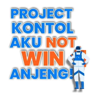 😭 cb9c7725 PROJECT KONTOL AKU NOT WIN ANJENG! インドネシア, スラング, 宇宙飛行士, Kontol, Anjeng, 侮辱的 whatsapp sticker