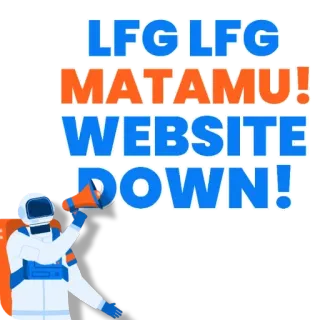 😡 d2b429d7 LFG LFG
MATAMU!
WEBSITE
DOWN! 宇宙飛行士, ウェブサイト, 下, 面白い, ミーム whatsapp sticker