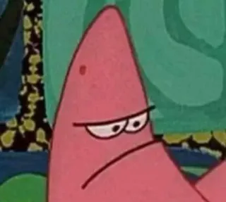 📍 31323347 Patrick Star Spongebob Squarepants patrick ster, spongebob, nickelodeon, cartoon, tv serie, grappig, meme telegram sticker