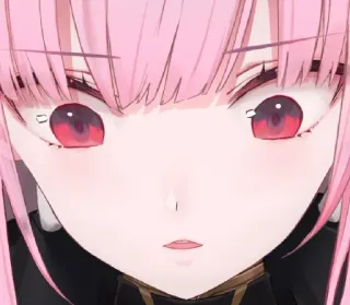 🙈 4cbc2df3 Mori Calliope vtuber, anime, schattig, Mori Calliope, meisje, roze haar telegram sticker