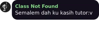 ⚫ dfbe3420 Class Not Found
Semalem dah ku kasih tutor:v telegram sticker