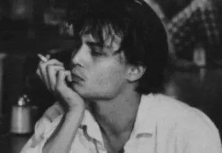 🖤 497cfd8d man, sigaret, roken, zwart wit, portret telegram sticker