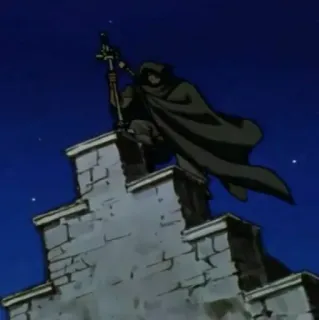 🖤 89621758 Fantasy, Krijger, Boogschutter, Hoodie, Nacht, Wapen, Middeleeuws, Gevecht telegram sticker