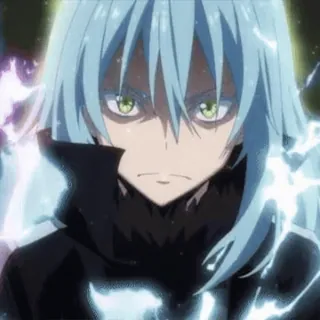😈 20fb8641 Rimuru Tempest That Time I Got Reincarnated as a Slime anime, slime, isekai, magic, fantasy telegram sticker