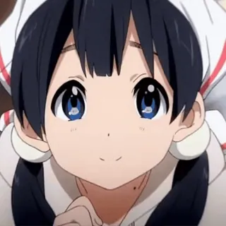 💜 86393a7b anime, girl, cartoon telegram sticker