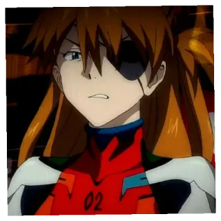 👺 b80d6380 Asuka Langley Soryu Neon Genesis Evangelion Anime, Manga, Eva, Evangelion, Asuka, Chica, Piloto telegram sticker