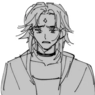 🍂 a221c3e2 อนิเมะ, การ์ตูน, ตัวละคร, สเก็ตช์, ภาพวาด, ภาพเหมือน telegram sticker