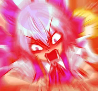 😁 ea77991c 애니메이션, 화난, 빨간색, 밈, 만화, 캐릭터, 애니메이션 여자 whatsapp sticker