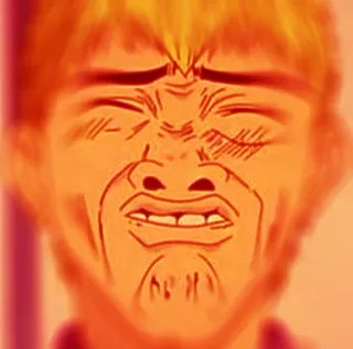 ☺️ fca01d45 얼굴, 표정, 밈, 웃긴, 화난, 혐오 whatsapp sticker