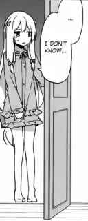 😥 3c0750ee I DON'T KNOW... Dziewczyna anime, Manga, Słodkie, Nie wiem, Dymek telegram sticker