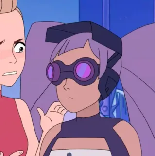 🛠 03ae2527 Entrapta She-Ra and the Princesses of Power Kreskówka, Animacja, Nauka, Technologia, Księżniczka, Postać telegram sticker