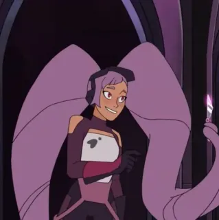 🛠 32643c25 Entrapta She-Ra and the Princesses of Power kreskówka, animacja, She-Ra, Władczyni Przyszłości, Entrapta, nauka, technologia telegram sticker