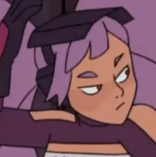 🛠 9ab9167e Entrapta She-Ra and the Princesses of Power kreskówka, animowany, postać, Entrapta, fioletowe włosy telegram sticker