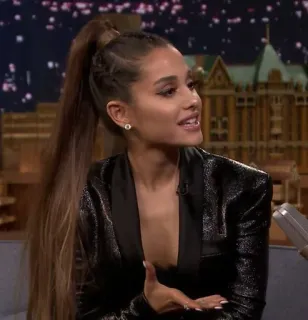 😈 687cebfe Ariana Grande คนดัง, นักร้อง, นักเอนเตอร์เทน, ผู้หญิง, คน, ศิลปิน telegram sticker