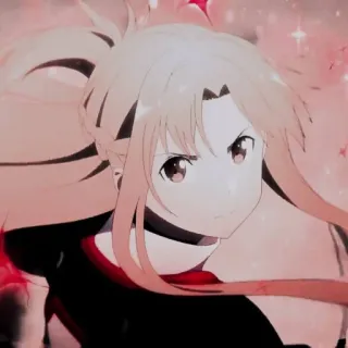 🐭 78a72ed2 Asuna Yuuki Sword Art Online Anime, Sword Art Online, Asuna, Charakter, Fantasy, Videospiel, Mädchen, Digitale Kunst telegram sticker