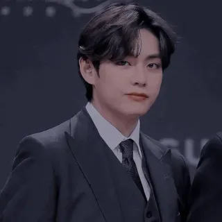 😊 96d4c354 V kpop, cantor, bts, idol, asiático, música telegram sticker