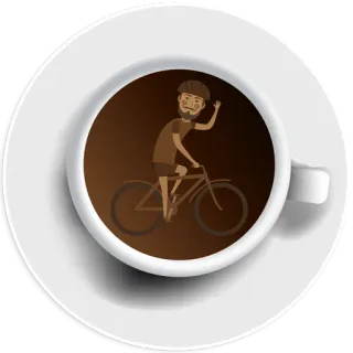 По чашечке? @geradesign telegram stickers