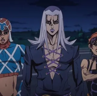 🔊 22e79e30 JoJo's Bizarre Adventure Anime, Jojo, Jojos bizarre Abenteuer, Charaktere, Abbacchio, Mista, Narancia telegram sticker