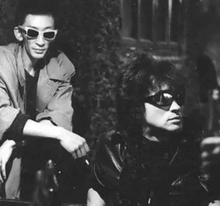 😎 c63e5448 ผู้คน, ผู้ชาย, แว่นกันแดด, ขาวดำ telegram sticker