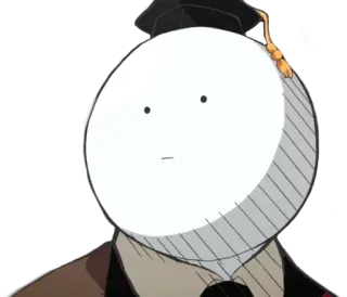 😐 2cb5092b Koro-sensei Assassination Classroom Anime, Manga, Koro-sensei, Assassination Classroom, Octopus, Leraar, Afstuderen, Baret telegram sticker