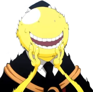 😱 c9be05fb Koro-sensei Assassination Classroom Anime, Manga, Koro-sensei, Leraar, Glimlach, Afstuderen telegram sticker
