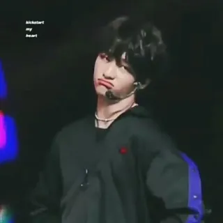 ☹️ 3b331b19 kickstart my heart человек, певец, развлечения, музыка telegram sticker