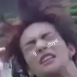 👋 6cc0d0f8 g dbye прощание, пока, выражение, размыто, лицо telegram sticker