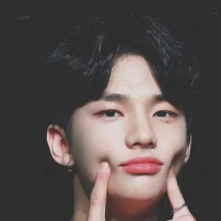 🤗 f9253e87 портрет, лицо, человек, k-pop telegram sticker