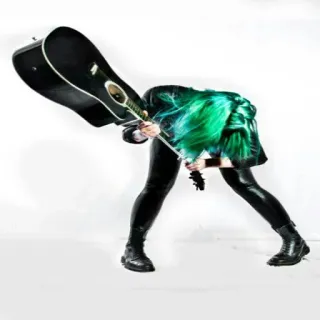 🎶 57aac553 guitar, performance, music, musician, rock, punk, instrument telegram sticker