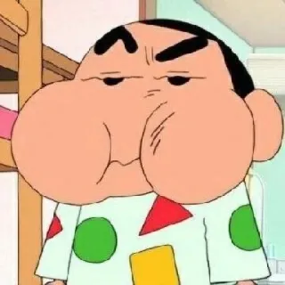 😒 d4ebc09e Shin-chan Crayon Shin-chan 蜡笔小新, 动漫, 卡通, 搞笑, 角色 telegram sticker