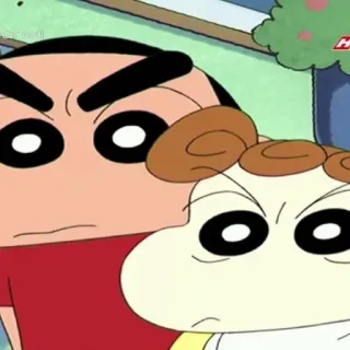 😒 f9eaaa88 Shin-chan Crayon Shin-chan 卡通, 动漫, 生气, 蜡笔小新, 蜡笔小新 telegram sticker