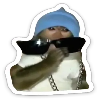 😳 21d73397 обезьяна, животное, солнцезащитные очки, крутой, стикер telegram sticker