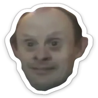 🥴 7e9352ea мем, портрет, лицо, странный, смешной, мужчина, выражение telegram sticker