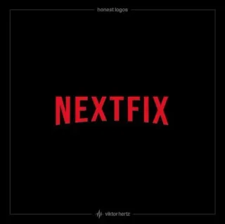 🤌 f23cbae9 NEXTFIX Netflix, parodia, logo, gracioso, humor, entretenimiento, streaming telegram sticker