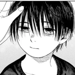 🐾 86c67274 Manga, Anime, Cowok, Emosional, Sedih, Potret, Close-up telegram sticker