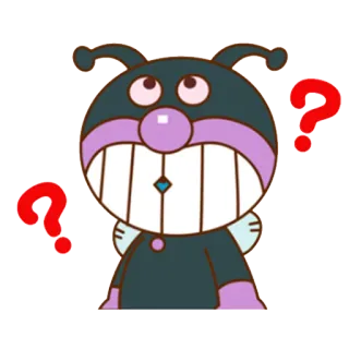 ❓ 30640b71 Cartone animato, Punti interrogativi, Confuso, Personaggio whatsapp sticker