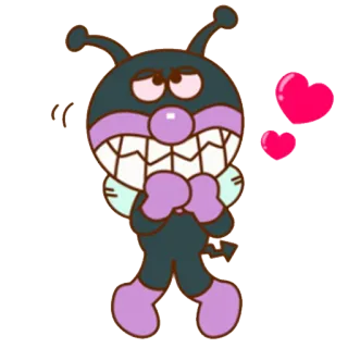 ❤ a975a106 Cartone animato, Anime, Carino, Amore, Cuori, Insetto whatsapp sticker