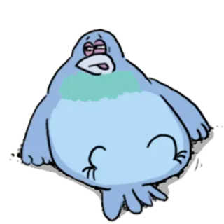 🐦 c7dafb23 Vogel, Taube, Cartoon, Tier, lustig, schläfrig telegram sticker