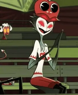 👏 256e72dc Stolas Helluva Boss Kreskówka, Postać, Stolas, Helluva Boss, Demon, Sowa telegram sticker