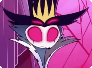 🌟 838ed01c Stolas Helluva Boss Animacja, Kreskówka, Sowa, Książę Goetycki, Demon, Helluva Boss, Stolas, Naklejka telegram sticker