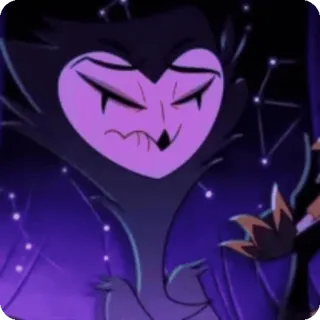 🌟 bb6e3f64 Stolas Helluva Boss kreskówka, sowa, demon, Helluva Boss, Stolas telegram sticker