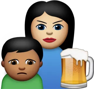 🍺 517d0dba 絵文字, 子供, ビール, アルコール, 悲しい, 心配 telegram sticker